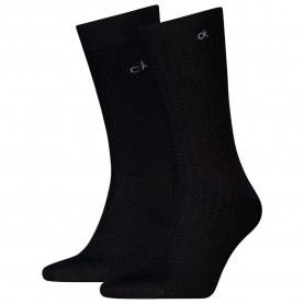 чорапи,мъжки,чорапи,calvin,klein,701239283,socks,2,pairs,black,(black)