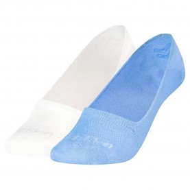Чорапи Calvin klein 701239295 no show socks 2 pairs - White / Blue (Sky Blue) чорапи,дамски,чорапи,calvin,klein,701239295,no,show,socks,2,pairs,white,blue,(sky,blue)