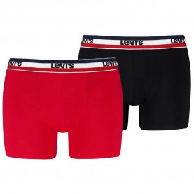 боксерки,мъжко,бельо,levi´s,®,701238002,boxers,2,units,red,black,(red,black)