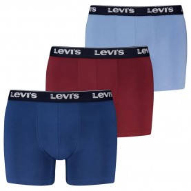 боксерки,мъжко,бельо,levi´s,®,repeat,logo,brief,boxers,3,units,red,blue,(blue,red)