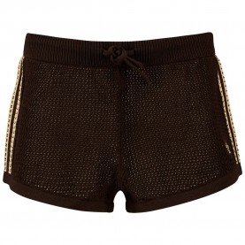 Къси панталони Adidas Originals Crochet shorts - Brown (Aurora Coffee / Magic Beige) къси,панталони,мъжки,панталони,дамски,панталони,adidas,originals,crochet,shorts,brown,(aurora,coffee,magic,beige)