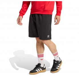 поларени,къси,панталони,мъжки,панталони,дамски,панталони,adidas,originals,trefoil,essentials,7´´,fleece,shorts,black,(black)