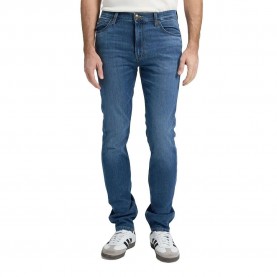 дънки,мъжки,панталони,дамски,панталони,lee,luke,slim,fit,jeans,blue,(archie)