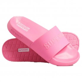 Superdry Code Logo Vegan slides refurbished - Pink (Marne Pink) дамски,сандали,и,чехли,superdry,code,logo,vegan,slides,refurbished,pink,(marne,pink)