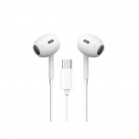 Слушалки Techancy TD8046 USB-C earphones - White (White) слушалки,слушалки,techancy,td8046,usb,c,earphones,white,(white)