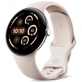 часовник,часовници,google,pixel,watch,3,4g,lte,smartwatch,silver,(silver,porcelain)