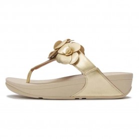 сандали,дамски,сандали,и,чехли,fitflop,lulu,flower,toe,post,sandals,beige,golden,(platino)