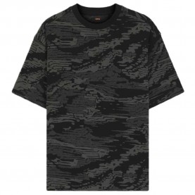 Тениска BOSS 10276664 T-shirt - Black (Black) тениска,мъжки,тениски,дамски,тениски,boss,10276664,t,shirt,black,(black)