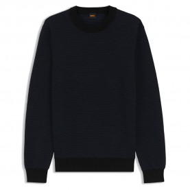Блуза BOSS Aspoki 10268641 sweater - Black (Black) блуза,мъжки,пуловери,дамски,пуловери,boss,aspoki,10268641,sweater,black,(black)