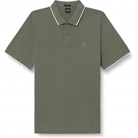 BOSS Passertip 10256683 short sleeve polo - Green (Open Grey) дамски,блузи,с,яка,мъжки,блузи,с,яка,boss,passertip,10256683,short,sleeve,polo,green,(open,grey)