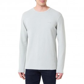 Тениска BOSS Tempesto long sleeve T-shirt - White (Silver) тениска,мъжки,тениски,дамски,тениски,boss,tempesto,long,sleeve,t,shirt,white,(silver)