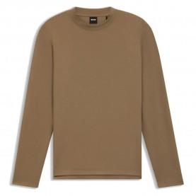 Тениска BOSS Townley 152 10273731 01 T-shirt - Brown (Open Brown) тениска,мъжки,тениски,дамски,тениски,boss,townley,152,10273731,01,t,shirt,brown,(open,brown)