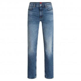 Дънки HUGO 708 10276850 01 jeans - Blue (Medium Blue) дънки,мъжки,панталони,hugo,708,10276850,01,jeans,blue,(medium,blue)