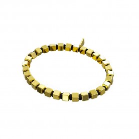 HUGO E-Cubescord 10269587 bracelet - Golden (Black) бижутерия,hugo,e,cubescord,10269587,bracelet,golden,(black)