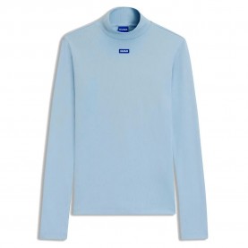 Тениска HUGO Easy 01 BLUE long sleeve T-shirt - Blue (Open Blue) тениска,мъжки,тениски,дамски,тениски,hugo,easy,01,blue,long,sleeve,t,shirt,blue,(open,blue)