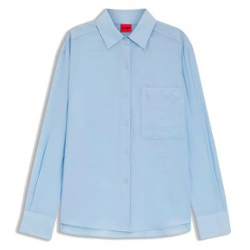 HUGO Ellodhy 10266665 shirt - Blue (Open Blue) дамски,ризи,hugo,ellodhy,10266665,shirt,blue,(open,blue)