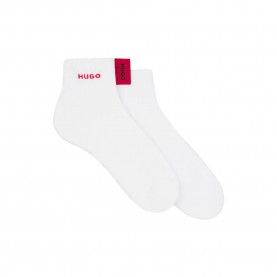 чорапи,мъжки,чорапи,hugo,label,10267309,socks,2,pairs,white,(white)