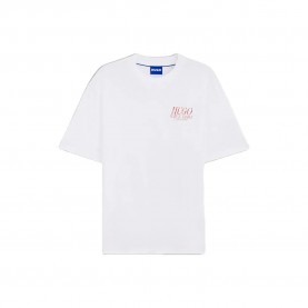 тениска,мъжки,тениски,дамски,тениски,hugo,nofishix,10272987,blue,short,sleeve,t,shirt,white,(white)