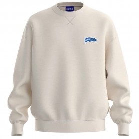 Блуза HUGO Nohatoch 10278052 BLUE sweatshirt - White (Open White) блуза,мъжки,пуловери,hugo,nohatoch,10278052,blue,sweatshirt,white,(open,white)