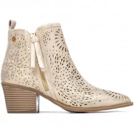 Xti 145327 heel booties - Golden (Gold) дамски,боти,мъжки,боти,xti,145327,heel,booties,golden,(gold)