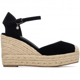 Xti 145416 Wedge Espadrilles - Black (Black) дамски,еспадрили,xti,145416,wedge,espadrilles,black,(black)