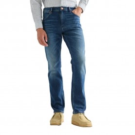 Дънки Wrangler 112377800 Greensboro Regular Fit jeans - Blue (Stormforge Blue) дънки,мъжки,панталони,дамски,панталони,wrangler,112377800,greensboro,regular,fit,jeans,blue,(stormforge,blue)
