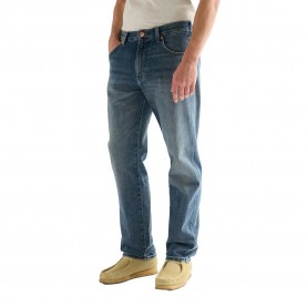 Дънки Wrangler 112377828 Frontier Relaxed Fit jeans - Blue (Dusk) дънки,мъжки,панталони,дамски,панталони,wrangler,112377828,frontier,relaxed,fit,jeans,blue,(dusk)
