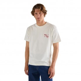 Тениска Wrangler 112378006 Vintage short sleeve T-shirt - White (Worn White) тениска,мъжки,тениски,дамски,тениски,wrangler,112378006,vintage,short,sleeve,t,shirt,white,(worn,white)