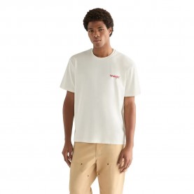 Тениска Wrangler 112378016 Vintage short sleeve T-shirt - White (Worn White) тениска,мъжки,тениски,дамски,тениски,wrangler,112378016,vintage,short,sleeve,t,shirt,white,(worn,white)