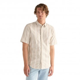 риза,с,къс,ръкав,дамски,ризи,мъжки,ризи,wrangler,112378581,regular,fit,short,sleeve,shirt,beige,(brown,white)