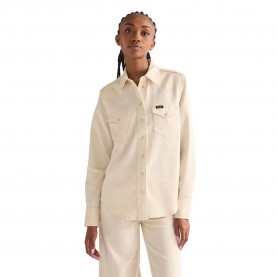 риза,с,дълъг,ръкав,дамски,ризи,мъжки,ризи,wrangler,heritage,long,sleeve,shirt,beige,(natural)
