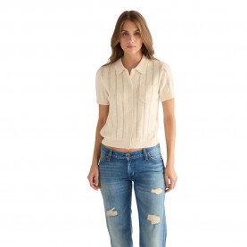 дамски,блузи,с,яка,мъжки,блузи,с,яка,wrangler,one,pocket,short,sleeve,polo,beige,(birch)