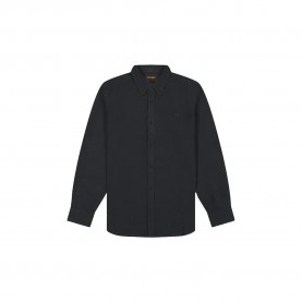 риза,с,дълъг,ръкав,дамски,ризи,мъжки,ризи,wrangler,oxford,long,sleeve,shirt,black,(black)