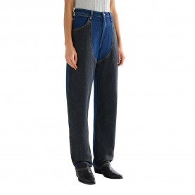 Дънки Wrangler Patched Chap Relaxed Fit jeans - Blue (Shadow Stitch) дънки,мъжки,панталони,дамски,панталони,wrangler,patched,chap,relaxed,fit,jeans,blue,(shadow,stitch)