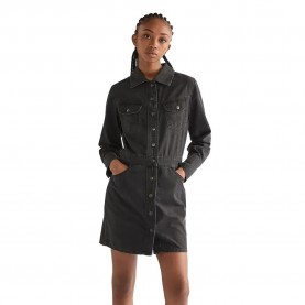 рокля,дамски,поли,и,рокли,wrangler,trail,trench,regular,fit,long,sleeve,dress,grey,(speedway,smoke)