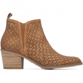 Refresh 175152 heel booties - Brown (Camel) дамски,боти,мъжки,боти,refresh,175152,heel,booties,brown,(camel)