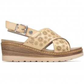 Сандали на платформа Refresh 175163 wedge sandals - Beige (Beige) сандали,на,платформа,дамски,сандали,и,чехли,refresh,175163,wedge,sandals,beige,(beige)