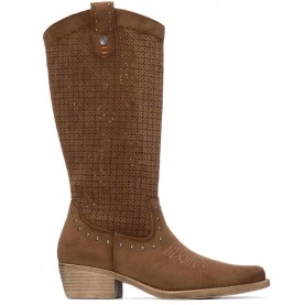 Обувки Refresh 175292 heel boots - Brown (Camel) обувки,дамски,боти,мъжки,боти,refresh,175292,heel,boots,brown,(camel)