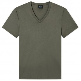Тениска Armani exchange 8NZT75_ZJA5Z short sleeve v neck T-shirt - Green (Chimera) тениска,мъжки,тениски,дамски,тениски,armani,exchange,8nzt75,zja5z,short,sleeve,v,neck,t,shirt,green,(chimera)