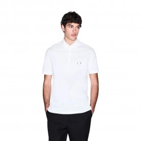 Armani exchange XM002231_AF10366 short sleeve polo - White (Off White) дамски,блузи,с,яка,мъжки,блузи,с,яка,armani,exchange,xm002231,af10366,short,sleeve,polo,white,(off,white)