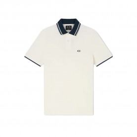 дамски,блузи,с,яка,мъжки,блузи,с,яка,armani,exchange,xm002350,af10366,polo,white,(off,white)