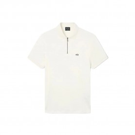 Armani exchange XM002372_AF21936 short sleeve polo - White (Off White) дамски,блузи,с,яка,мъжки,блузи,с,яка,armani,exchange,xm002372,af21936,short,sleeve,polo,white,(off,white)