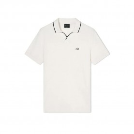 Armani exchange XM002401_AF10366 short sleeve polo - White (Off White) дамски,блузи,с,яка,мъжки,блузи,с,яка,armani,exchange,xm002401,af10366,short,sleeve,polo,white,(off,white)