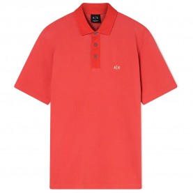 Armani exchange XM002408_AF13055 Polo - Red (Rose Of Sharon) дамски,блузи,с,яка,мъжки,блузи,с,яка,armani,exchange,xm002408,af13055,polo,red,(rose,of,sharon)