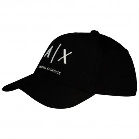 Бейзболна шапка Armani exchange XM002696_AF15502 baseball cap - Black (Black / Off White) бейзболна,шапка,всички,шапки,armani,exchange,xm002696,af15502,baseball,cap,black,(black,off,white)