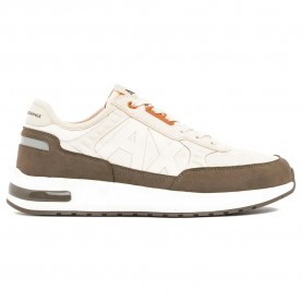 Маратонки Armani exchange XUX090_XV276 trainers - Beige (Cream / Major Brown) маратонки,мъжки,маратонки,дамски,маратонки,armani,exchange,xux090,xv276,trainers,beige,(cream,major,brown)