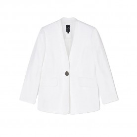 Сако Armani exchange XW001985_AF21530 blazer - White (Optic White) сако,дамски,сака,armani,exchange,xw001985,af21530,blazer,white,(optic,white)
