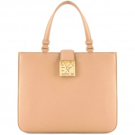 Пазарска чанта Armani exchange XW002168_AF19895 Shopper Bag - Beige (Candied Ginger) пазарска,чанта,всички,чанти,armani,exchange,xw002168,af19895,shopper,bag,beige,(candied,ginger)