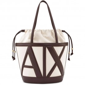 Пазарска чанта Armani exchange XW002607_AF22635 Shopper Bag - White (Natural / Dusk Shade) пазарска,чанта,всички,чанти,armani,exchange,xw002607,af22635,shopper,bag,white,(natural,dusk,shade)