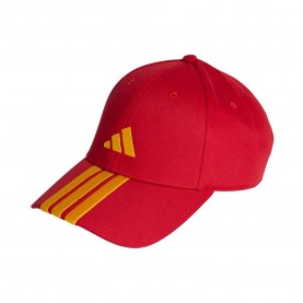 Бейзболна шапка Adidas 3 Stripes New Logo baseball cap - Red (Team Power Red 2 / Crew Yellow) бейзболна,шапка,всички,шапки,adidas,3,stripes,new,logo,baseball,cap,red,(team,power,red,2,crew,yellow)